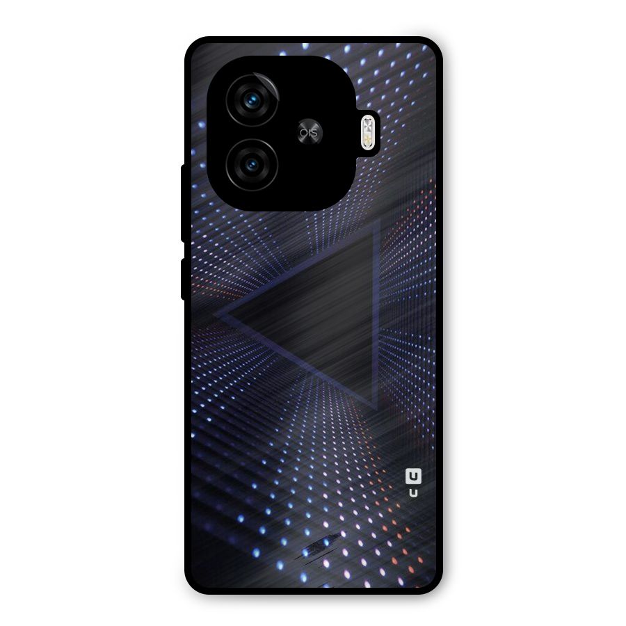 Stars Abstract Metal Back Case for iQOO Z9 Turbo