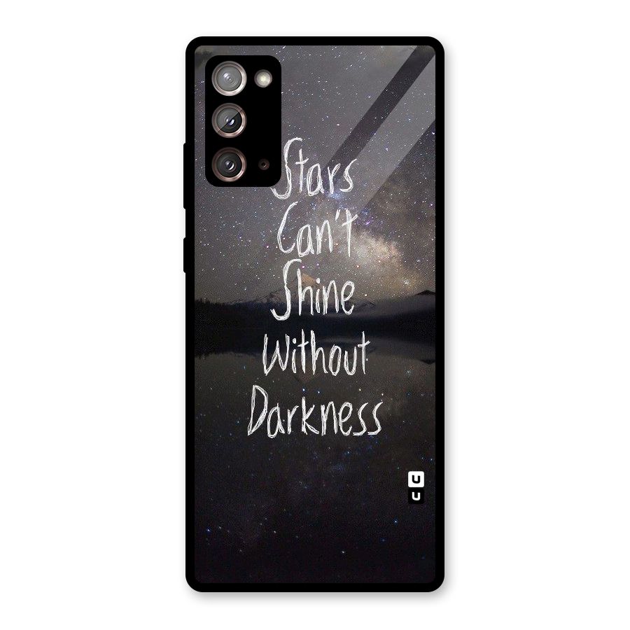 Stars Shine Glass Back Case for Galaxy Note 20