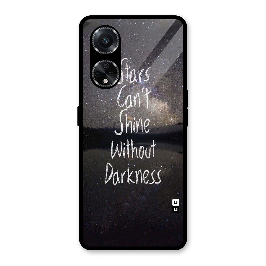 Stars Shine Glass Back Case for Oppo F23
