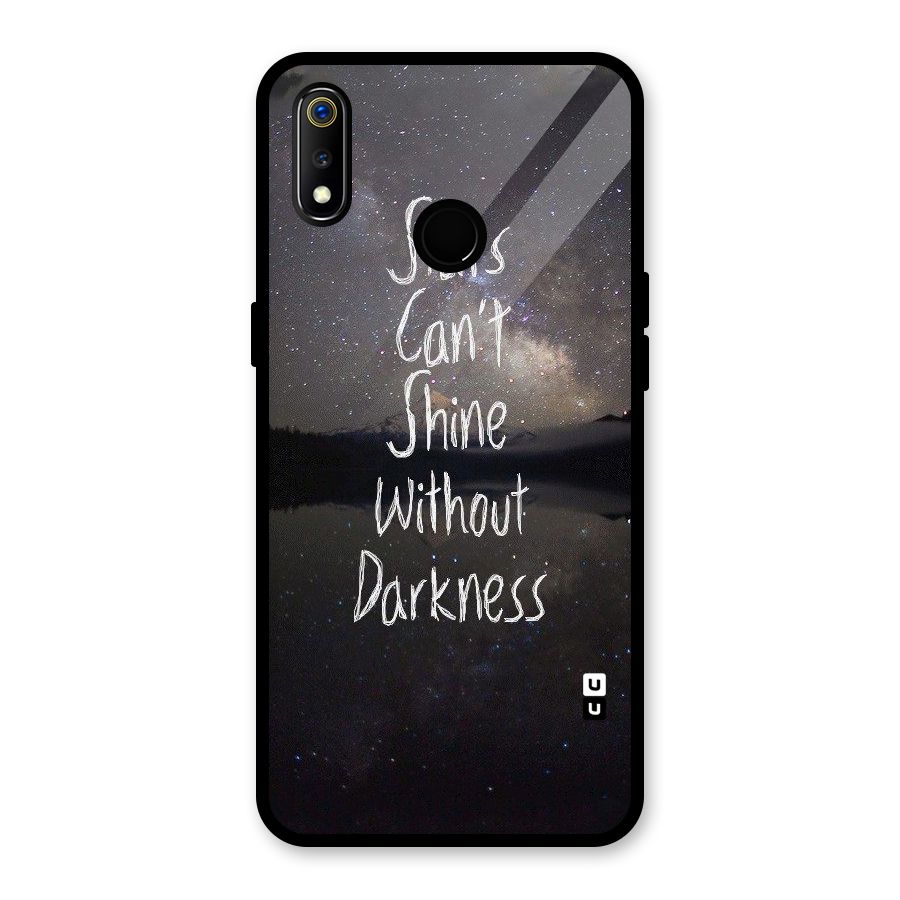 Stars Shine Glass Back Case for Realme 3