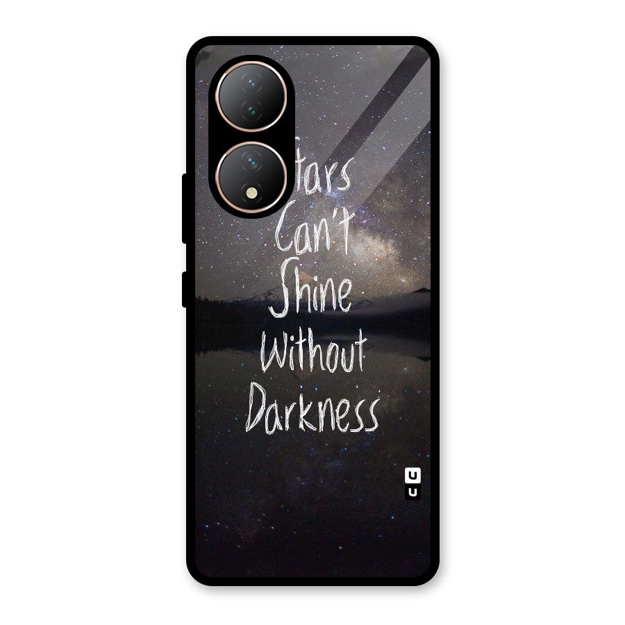 Stars Shine Glass Back Case for Vivo Y100A