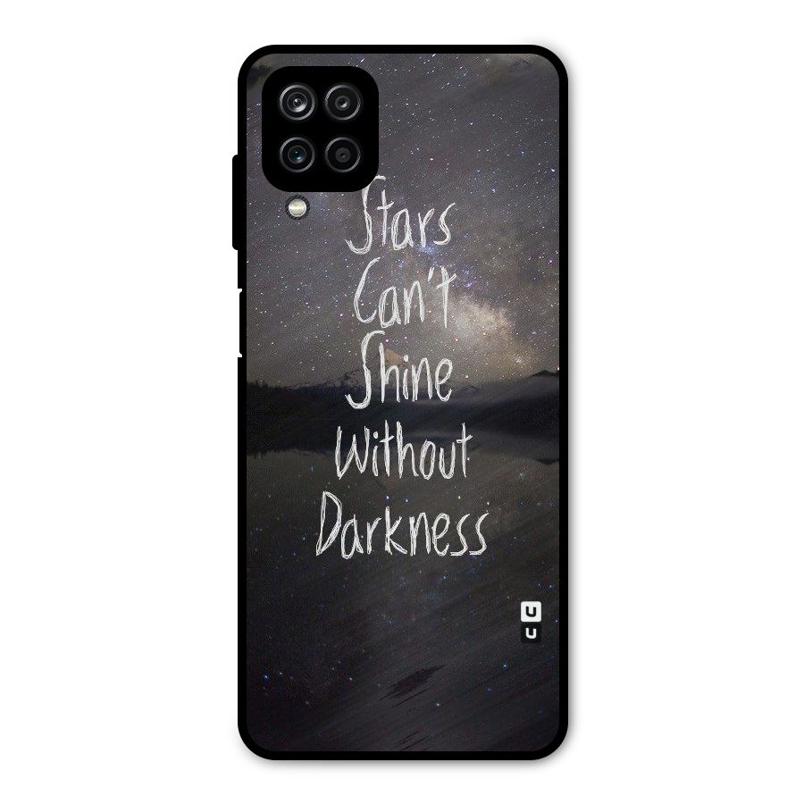 Stars Shine Metal Back Case for Galaxy A12