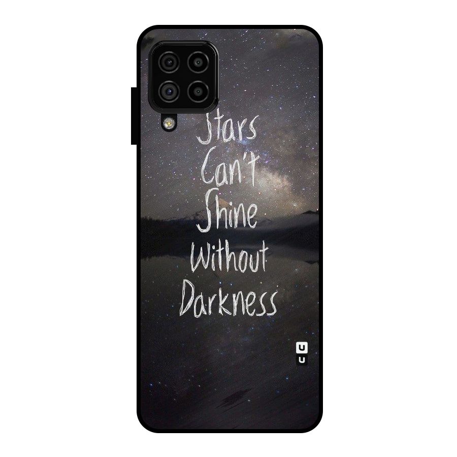 Stars Shine Metal Back Case for Galaxy A22 4G