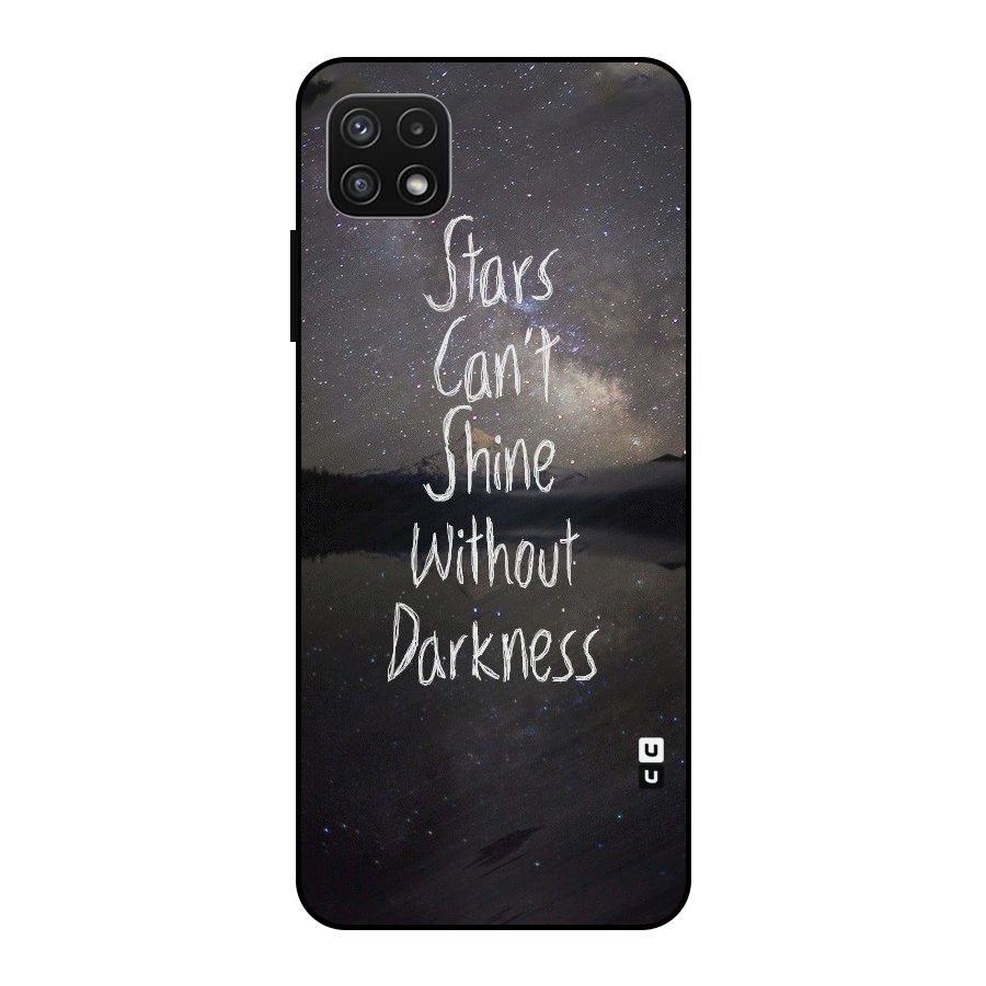 Stars Shine Metal Back Case for Galaxy A22 5G