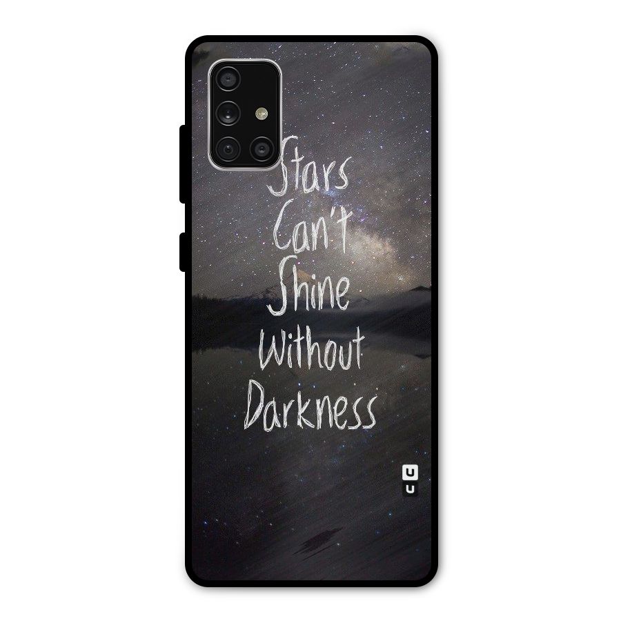Stars Shine Metal Back Case for Galaxy A71