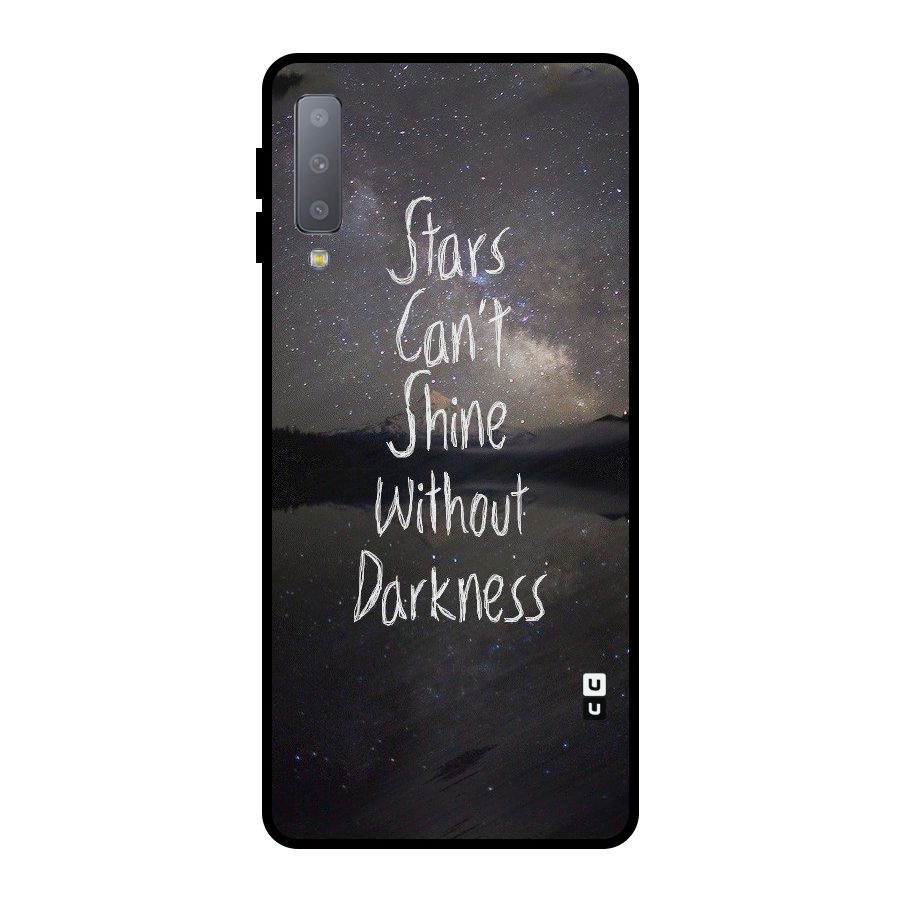 Stars Shine Metal Back Case for Galaxy A7 (2018)