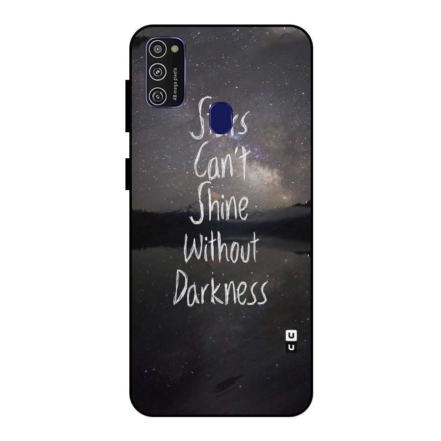 Stars Shine Metal Back Case for Galaxy M21