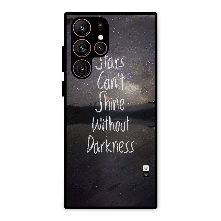 Stars Shine Metal Back Case for Galaxy S22 Ultra 5G