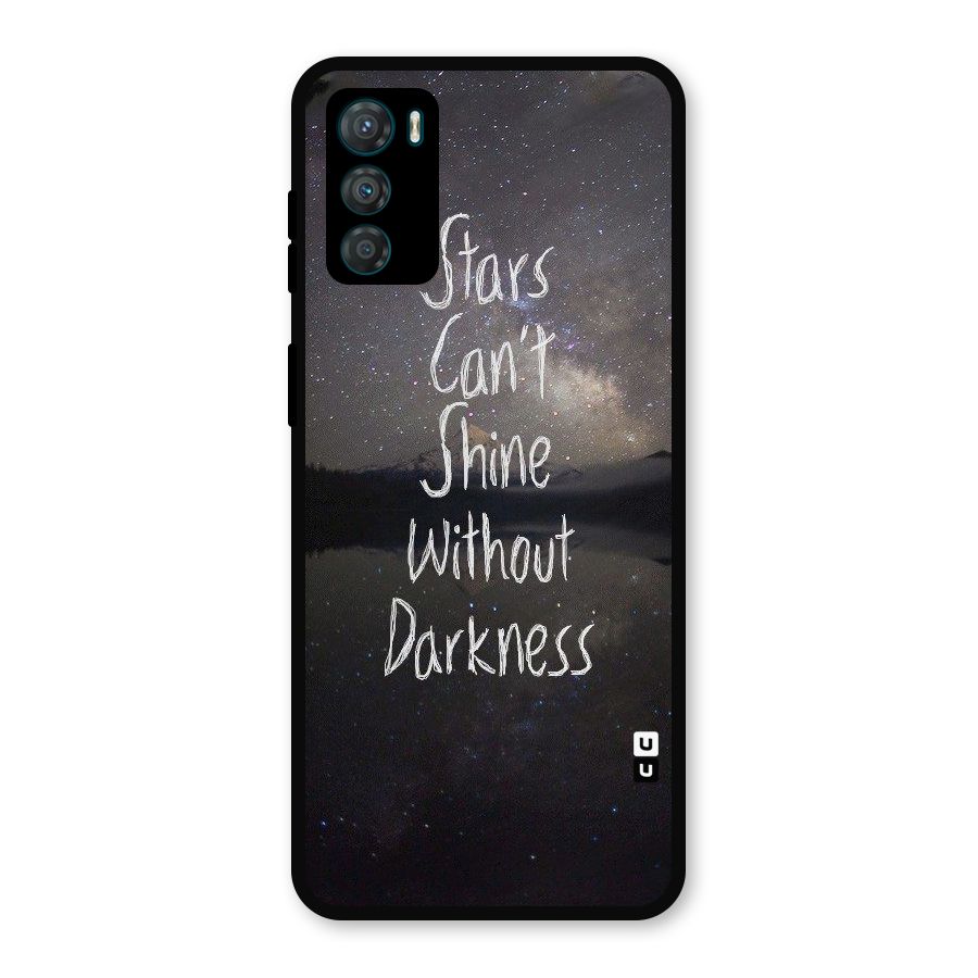 Stars Shine Metal Back Case for Moto G42