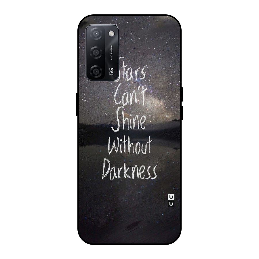 Stars Shine Metal Back Case for Oppo A53s 5G
