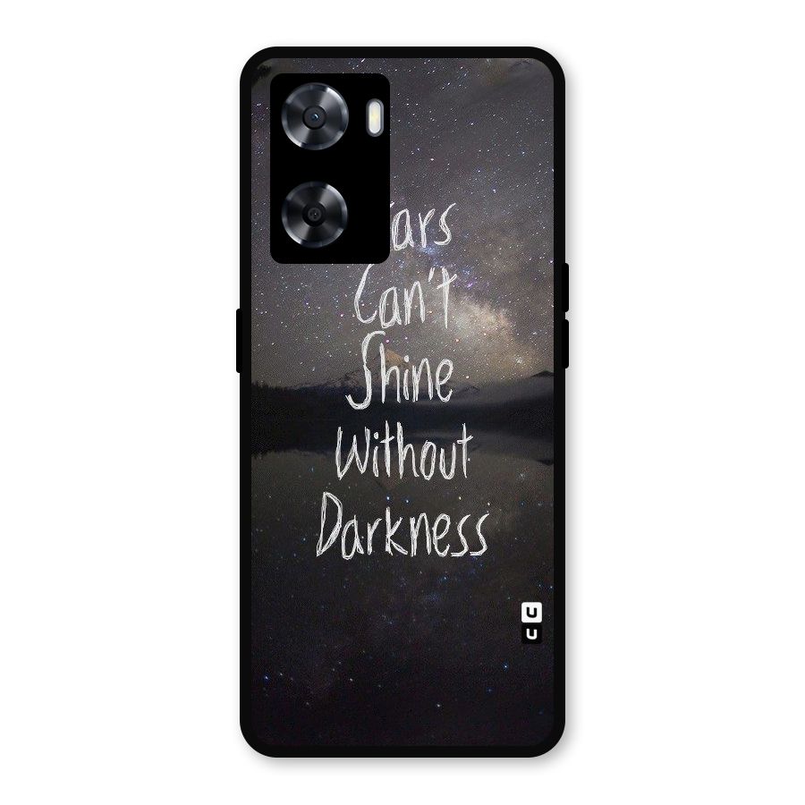 Stars Shine Metal Back Case for Oppo A77s