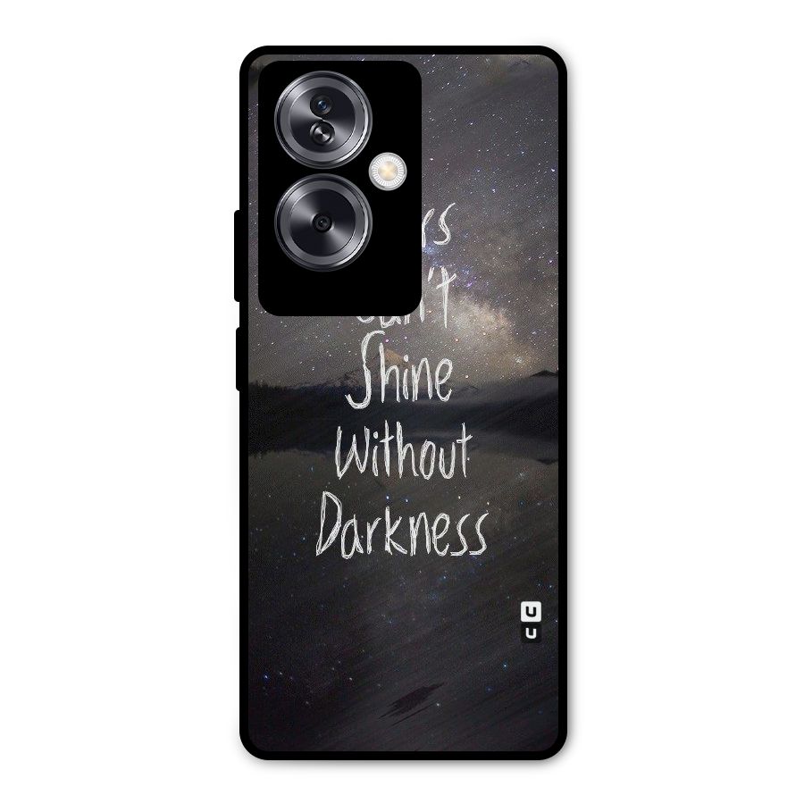 Stars Shine Metal Back Case for Oppo A79 5G