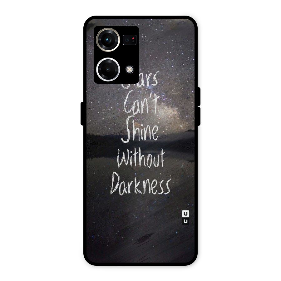 Stars Shine Metal Back Case for Oppo F21 Pro 4G