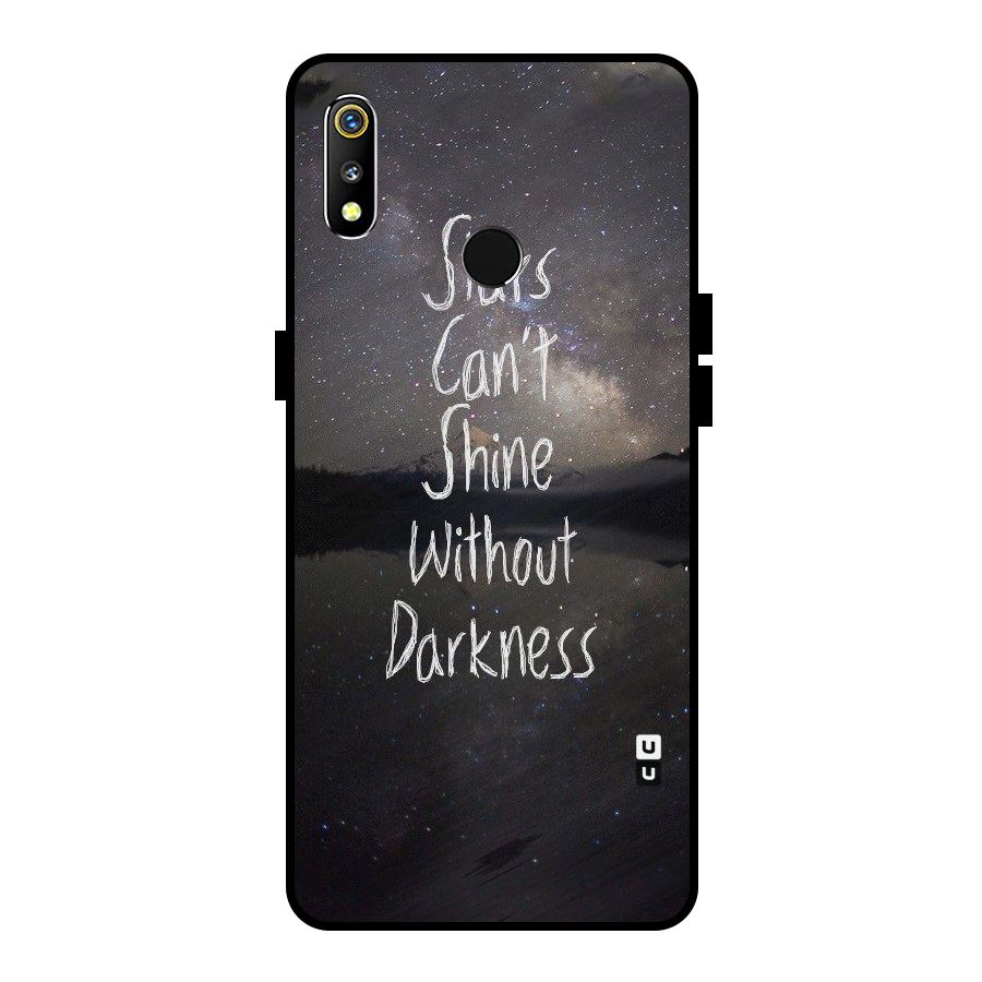 Stars Shine Metal Back Case for Realme 3i