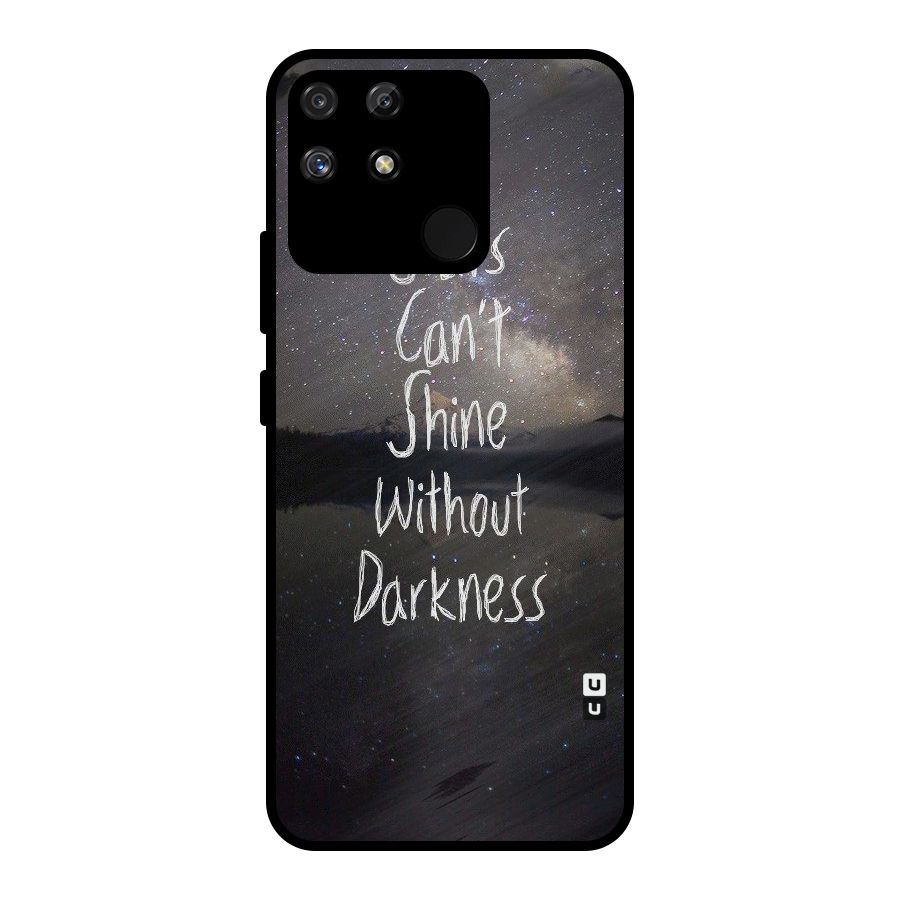 Stars Shine Metal Back Case for Realme Narzo 50A