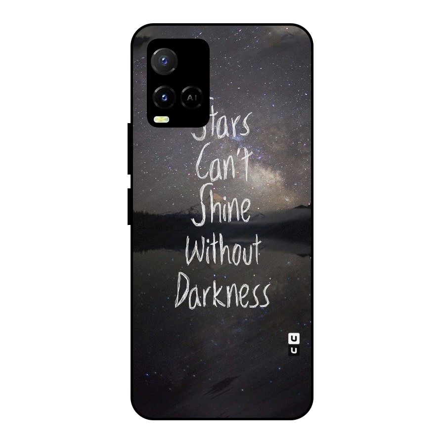 Stars Shine Metal Back Case for Vivo Y33s