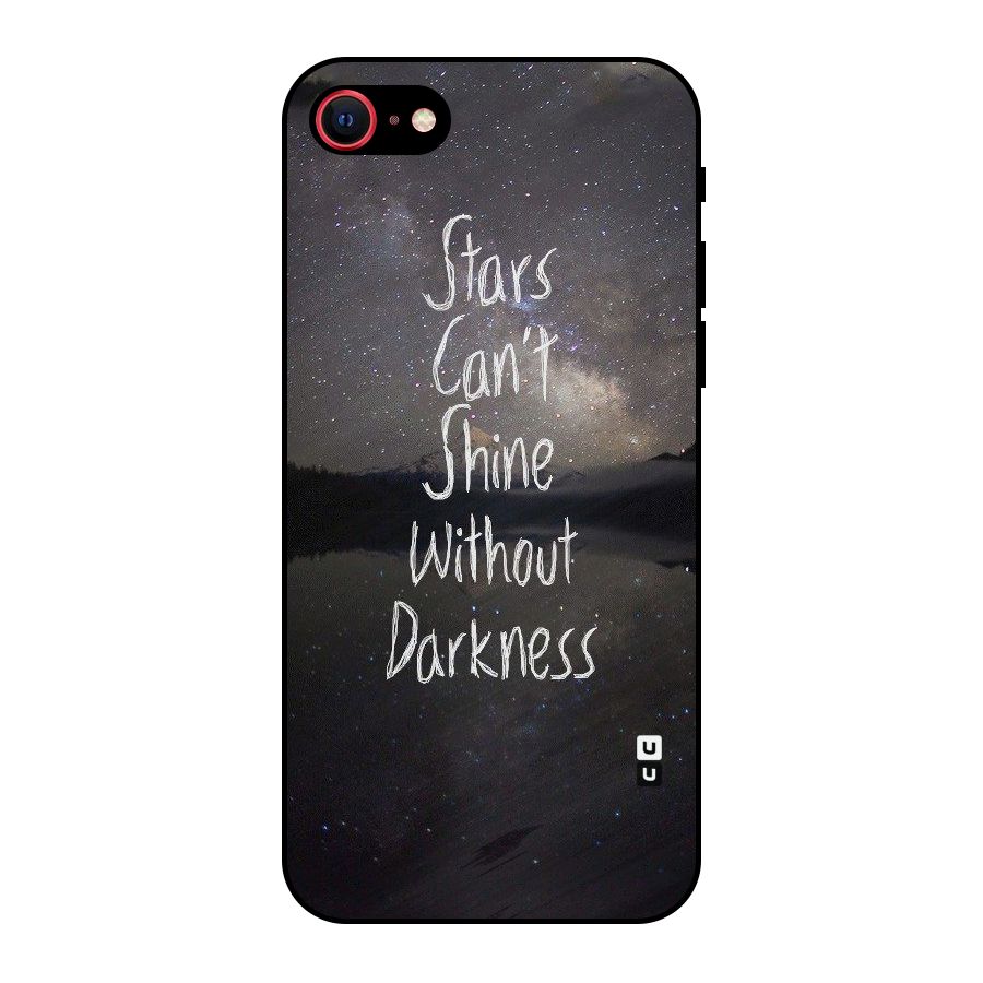 Stars Shine Metal Back Case for iPhone SE 2022
