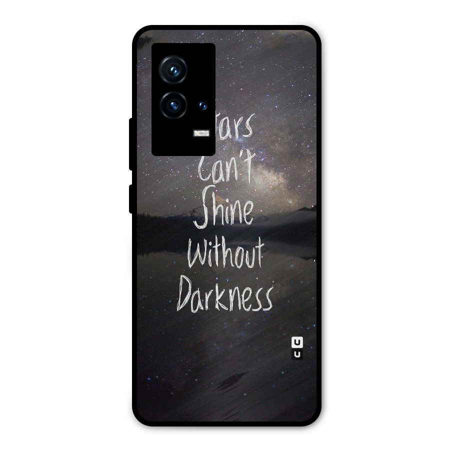 Stars Shine Metal Back Case for iQOO 9 5G