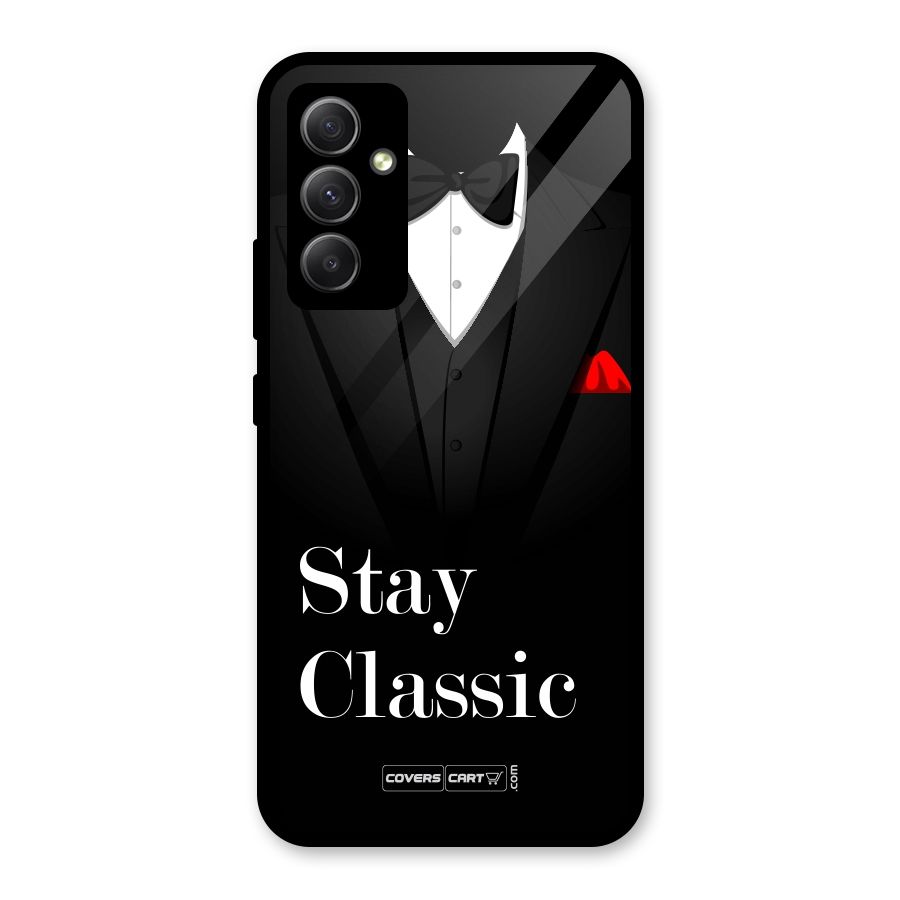 Stay Classic Glass Back Case for Galaxy A34
