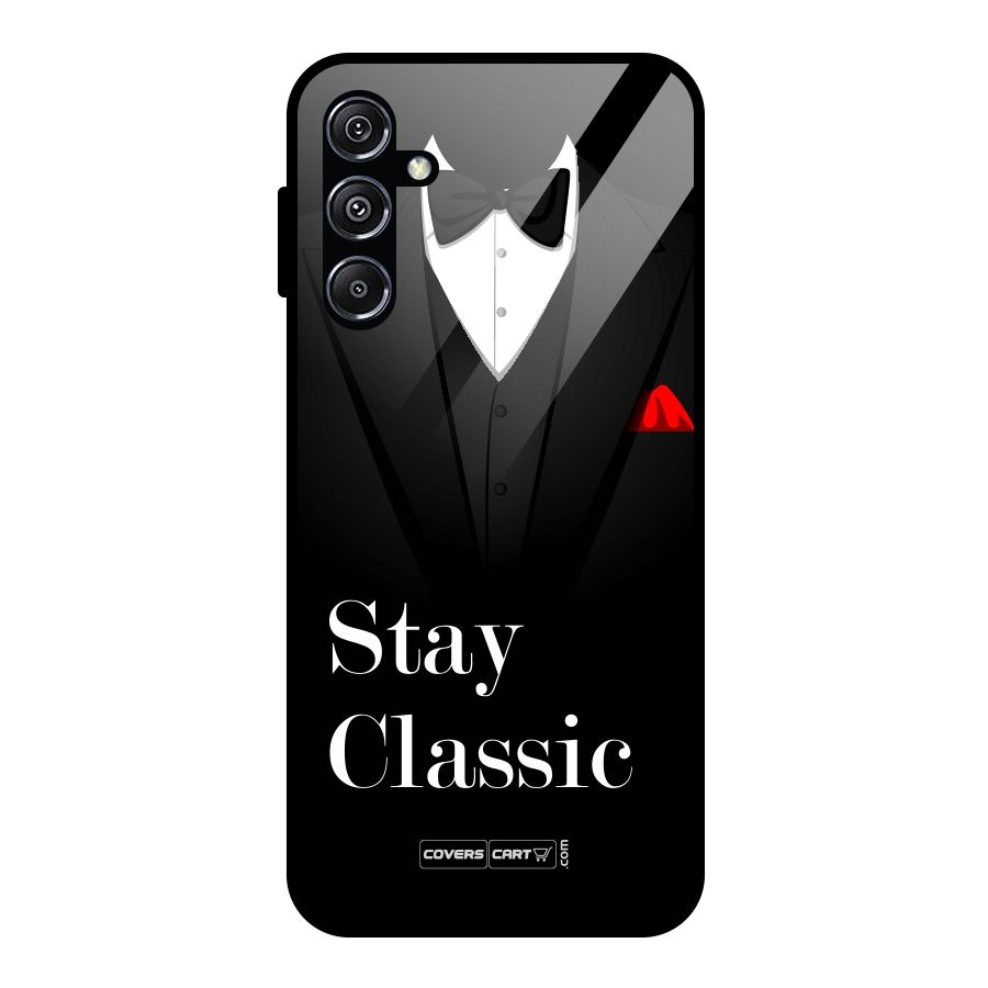 Stay Classic Glass Back Case for Galaxy M34 5G