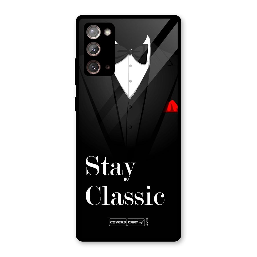 Stay Classic Glass Back Case for Galaxy Note 20