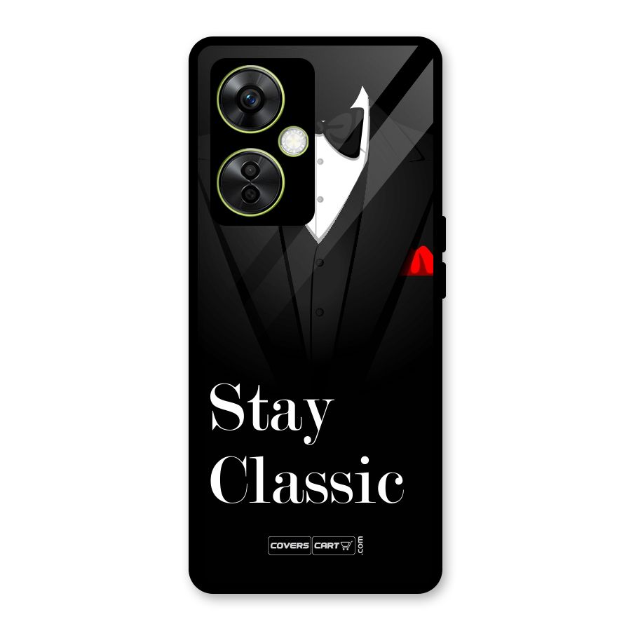 Stay Classic Glass Back Case for OnePlus Nord CE 3 Lite