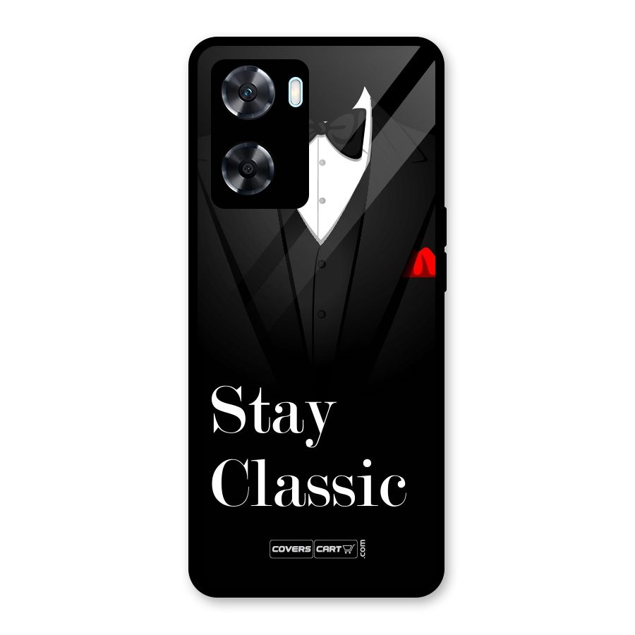 Stay Classic Glass Back Case for Oppo A77s
