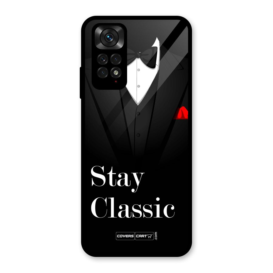 Stay Classic Glass Back Case for Redmi Note 11S