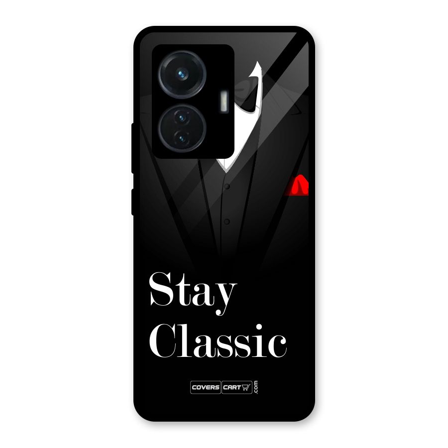 Stay Classic Glass Back Case for Vivo T1 44W