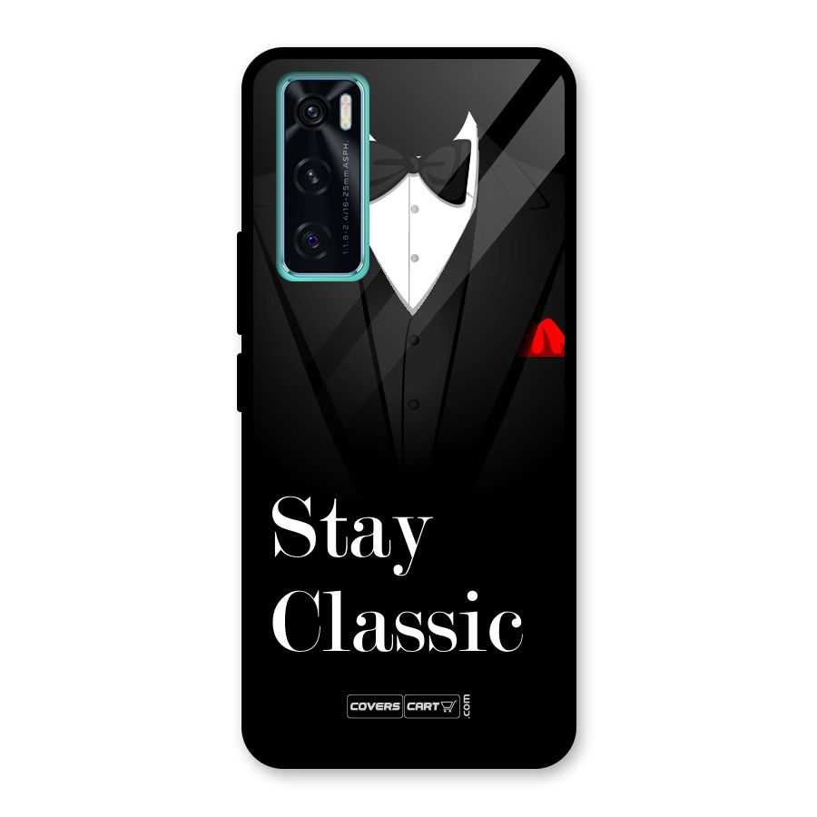 Stay Classic Glass Back Case for Vivo V20 SE