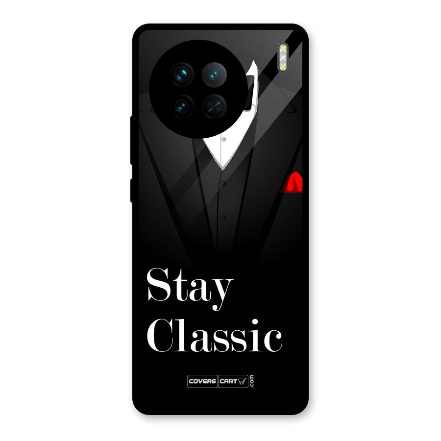 Stay Classic Glass Back Case for Vivo X90