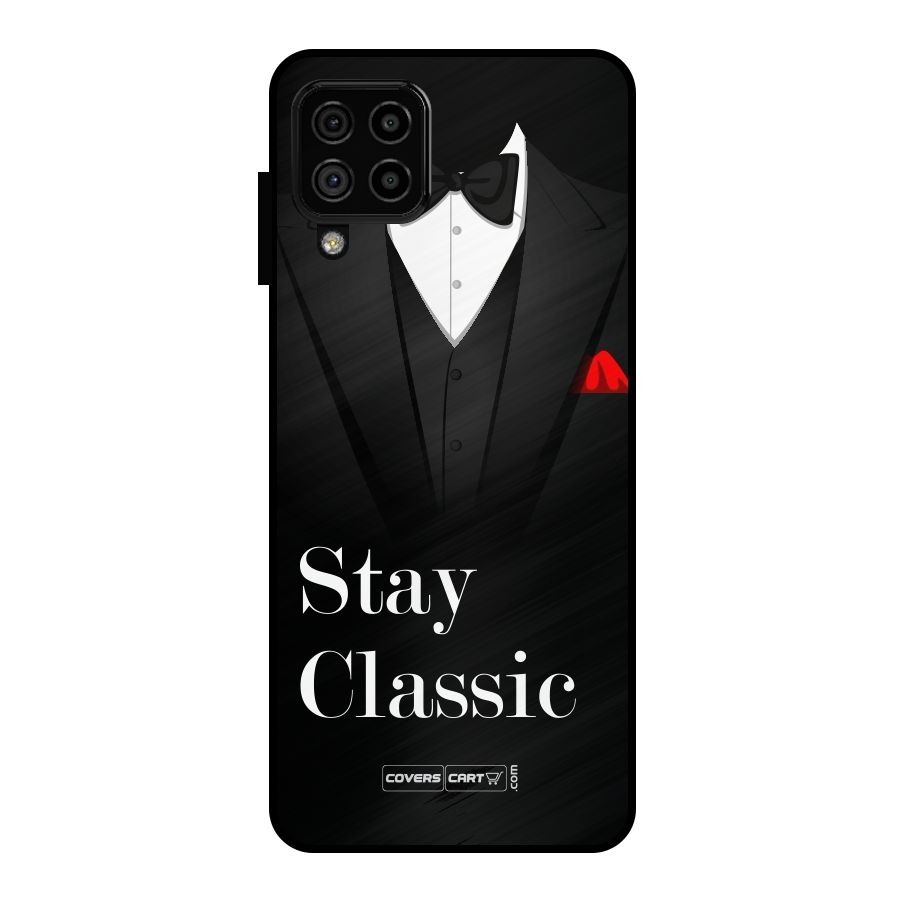 Stay Classic Metal Back Case for Galaxy A22 4G