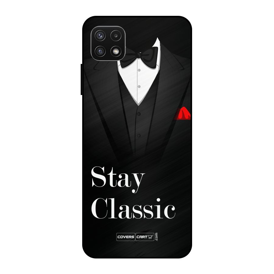 Stay Classic Metal Back Case for Galaxy A22 5G