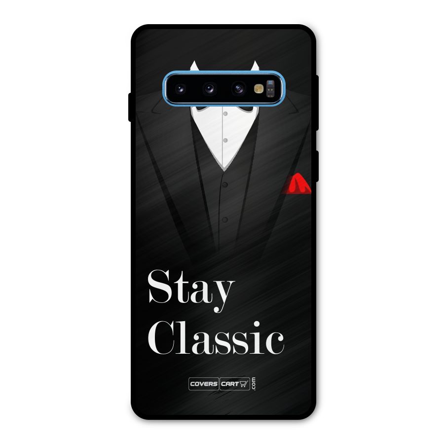 Stay Classic Metal Back Case for Galaxy S10