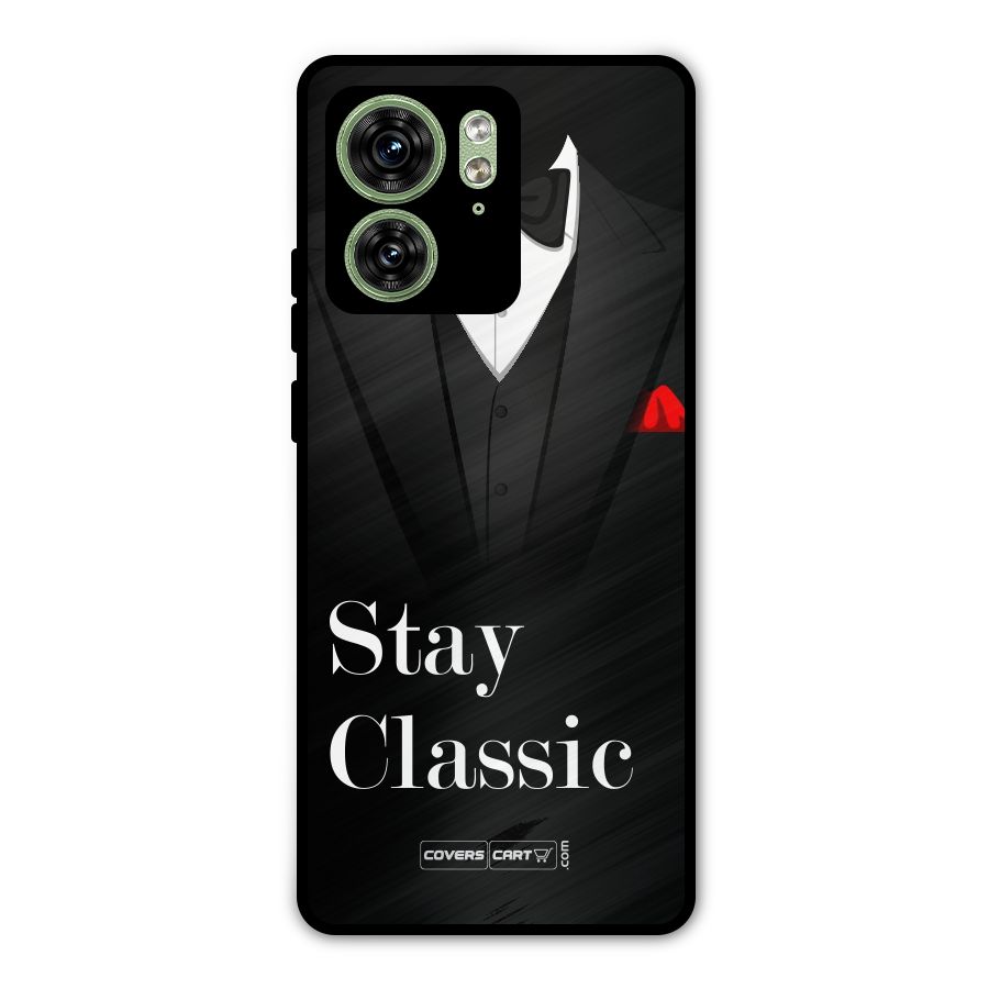 Stay Classic Metal Back Case for Motorola Edge 40 5G