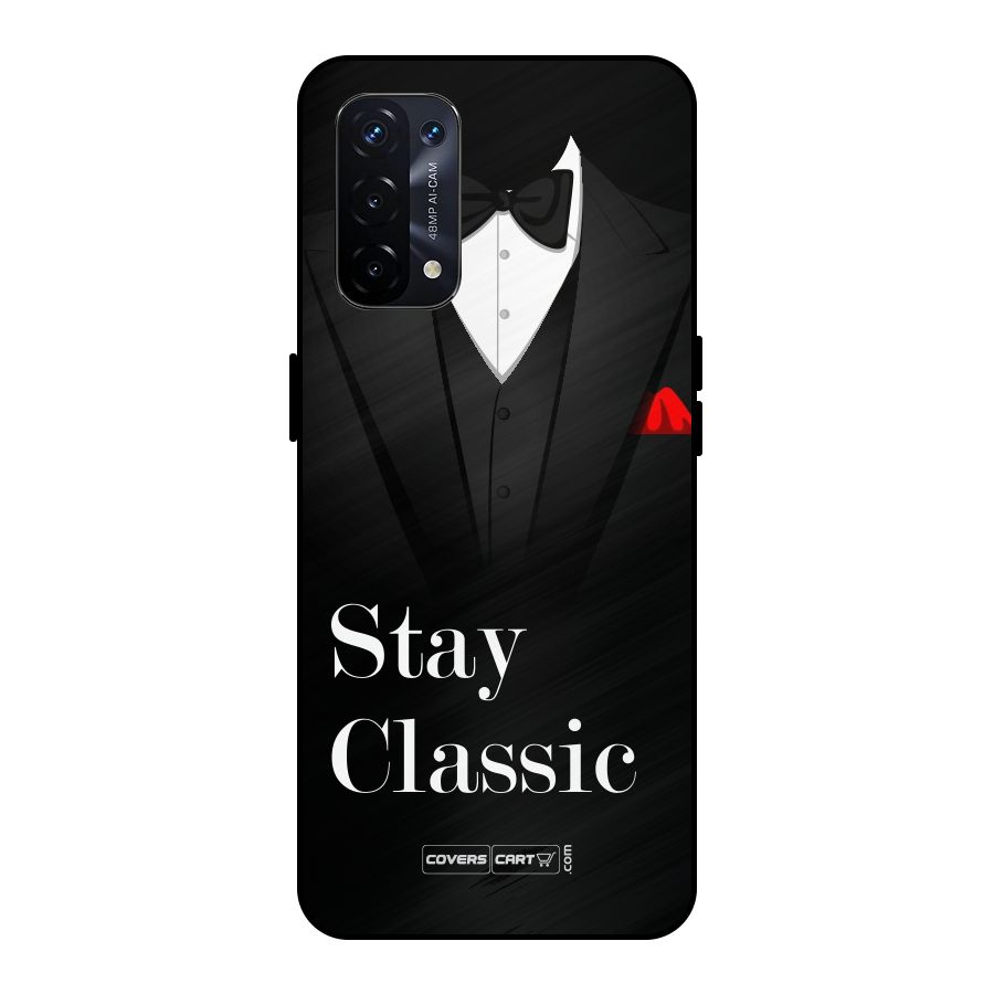 Stay Classic Metal Back Case for Oppo A74 5G