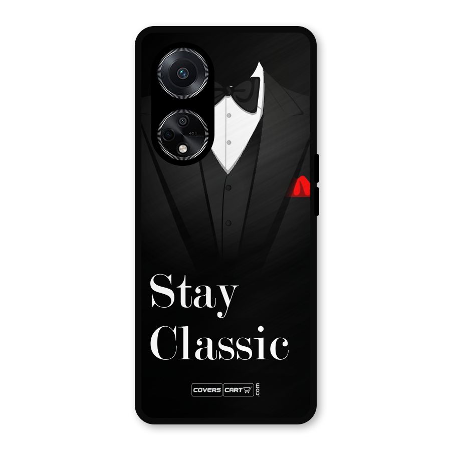 Stay Classic Metal Back Case for Oppo F23