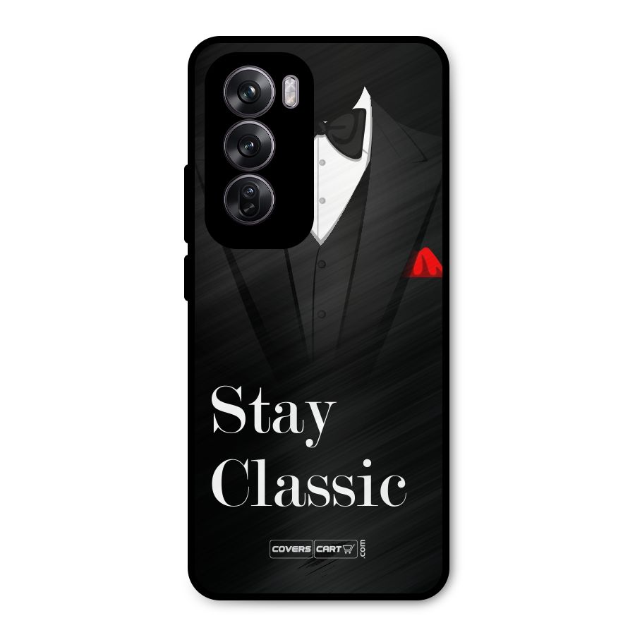 Stay Classic Metal Back Case for Oppo Reno12 Pro