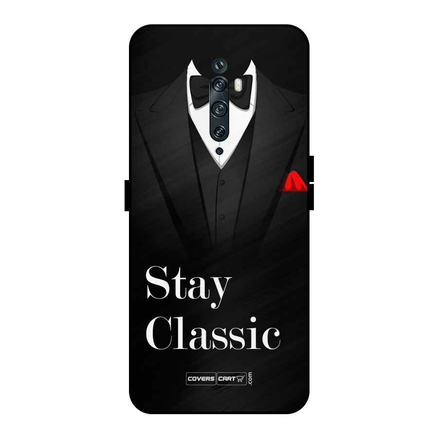 Stay Classic Metal Back Case for Oppo Reno2 F
