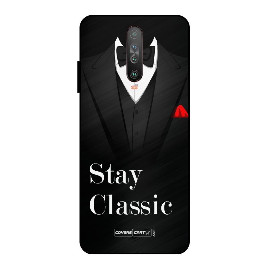 Stay Classic Metal Back Case for Poco X2