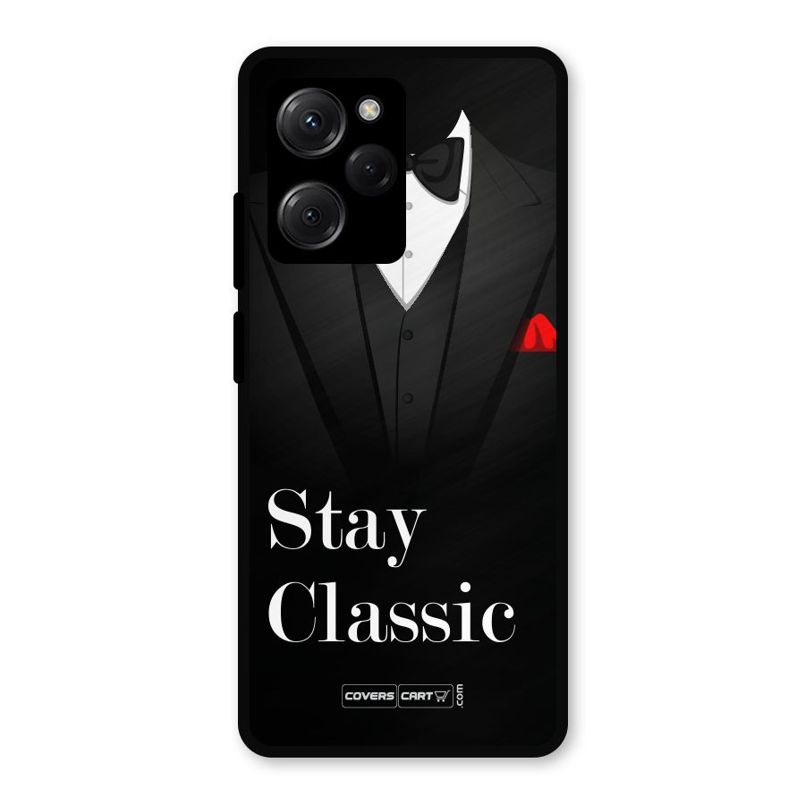 Stay Classic Metal Back Case for Poco X5 Pro