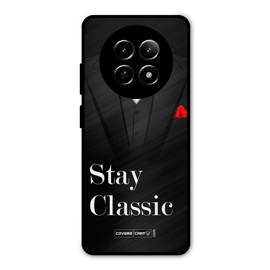 Stay Classic Metal Back Case for Realme 12x 5G