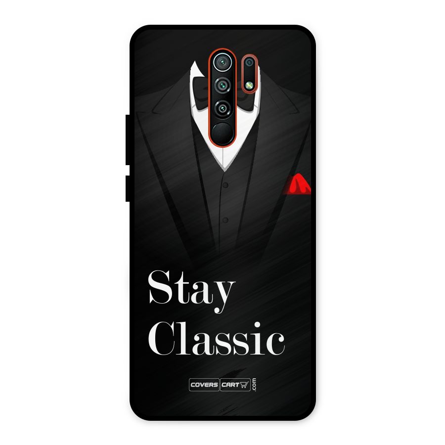 Stay Classic Metal Back Case for Redmi 9 Prime