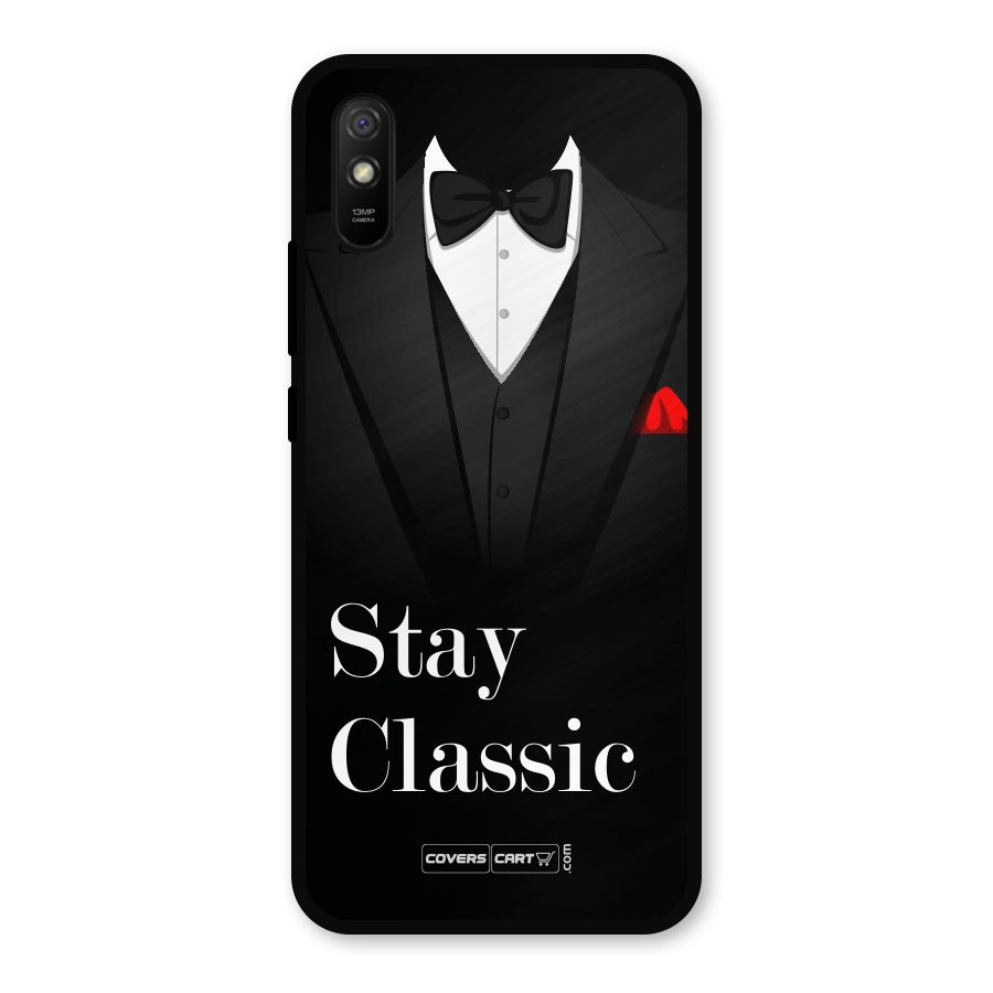 Stay Classic Metal Back Case for Redmi 9a