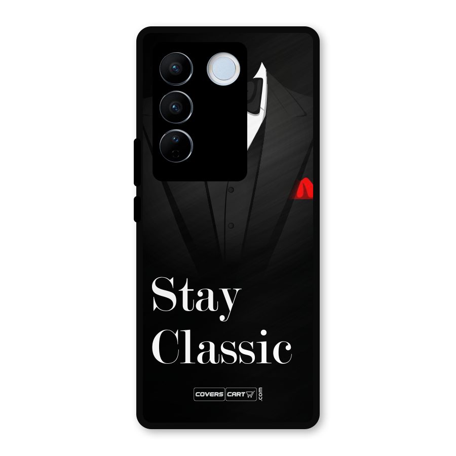 Stay Classic Metal Back Case for Vivo V27
