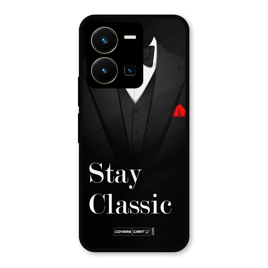 Stay Classic Metal Back Case for Vivo Y35