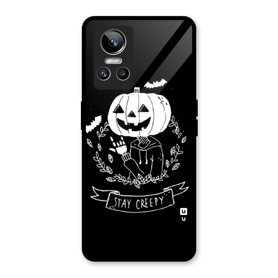Stay Creepy Glass Back Case for Realme GT Neo 3
