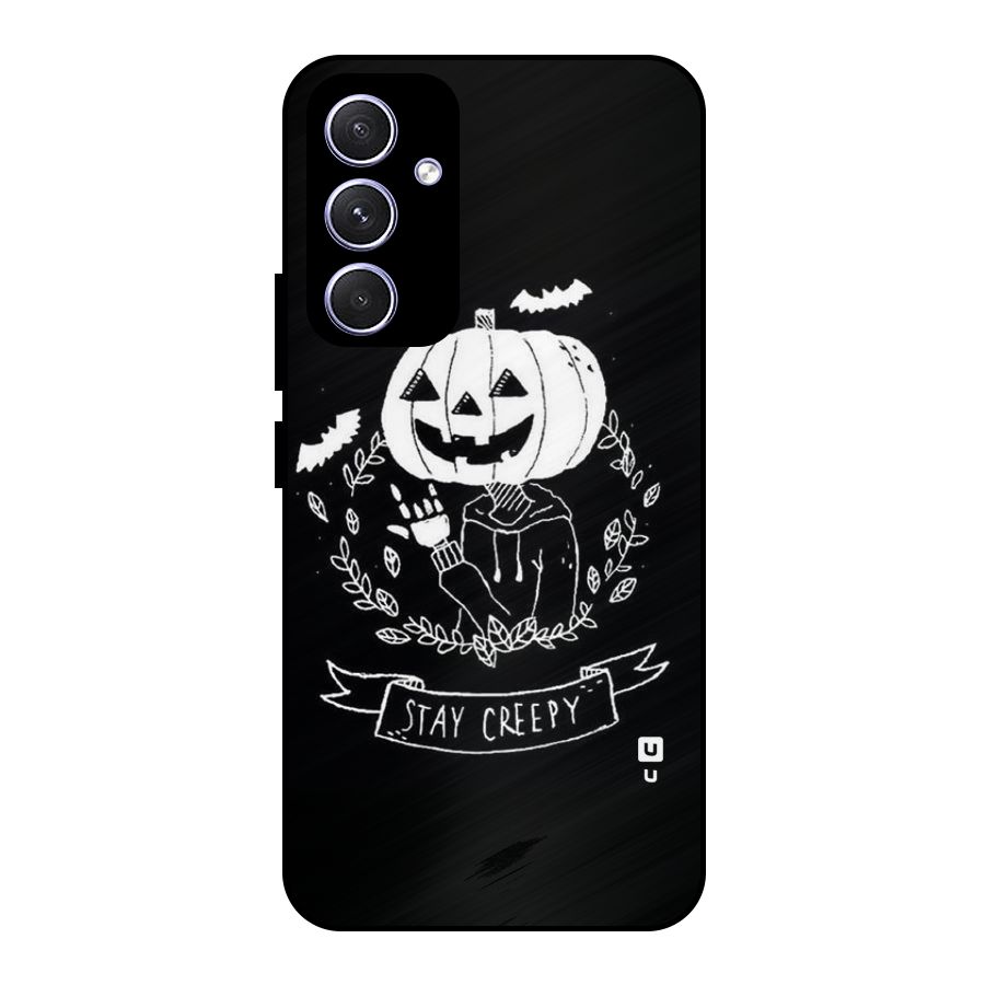 Stay Creepy Metal Back Case for Galaxy A54