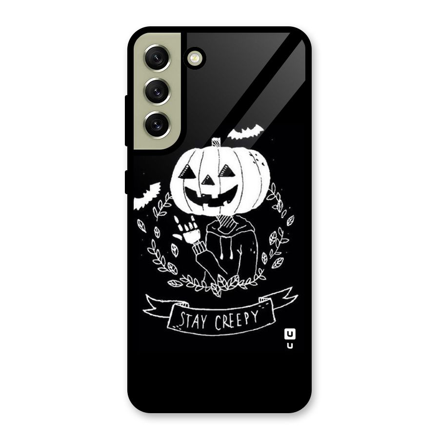 Stay Creepy Metal Back Case for Galaxy S21 FE 5G (2023)
