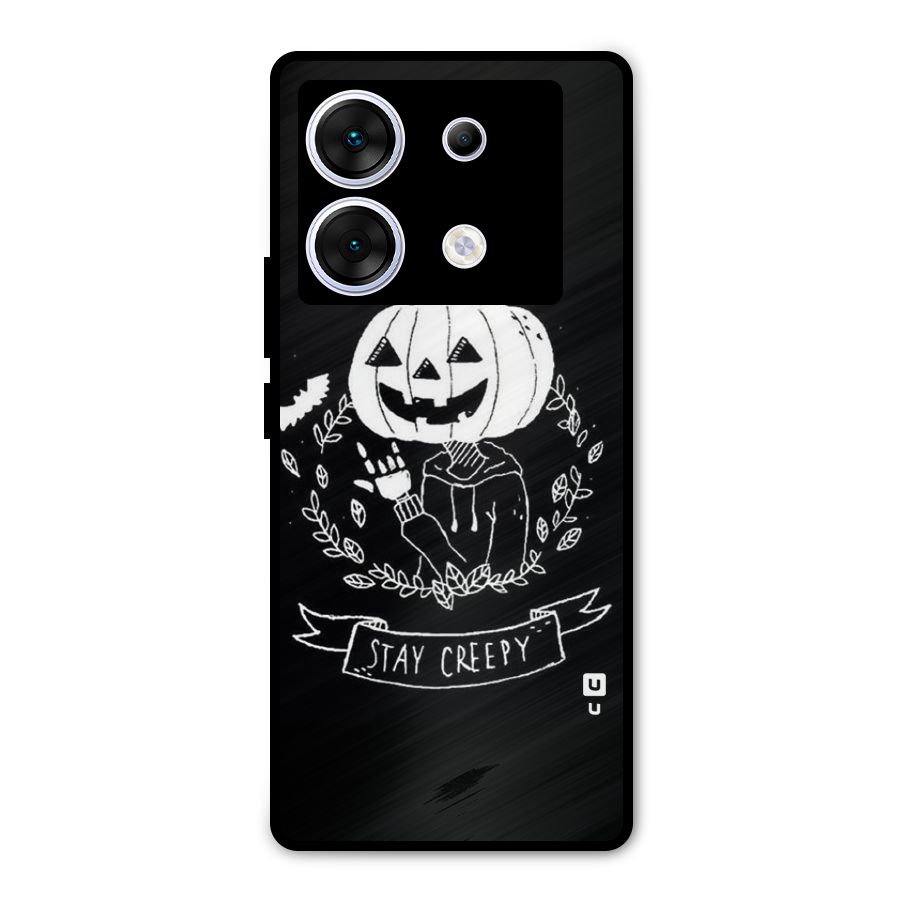 Stay Creepy Metal Back Case for Infinix Zero 30 5G